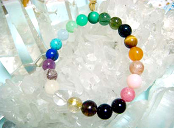 レインボーブレスレット